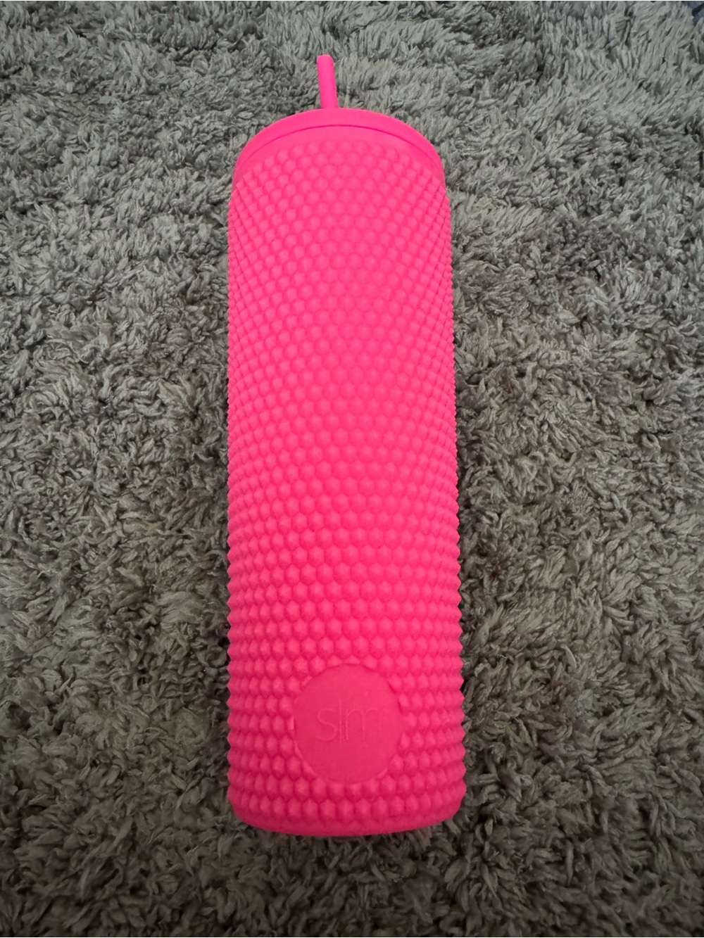 Simple Modern Hot Pink Studded Classic Tumbler with Straw & Lid (24 oz)